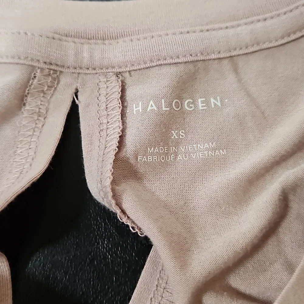 NWT Halogen Pink Adobe Sleeveless Tank Top XS Minimalist Office balletcore Poet